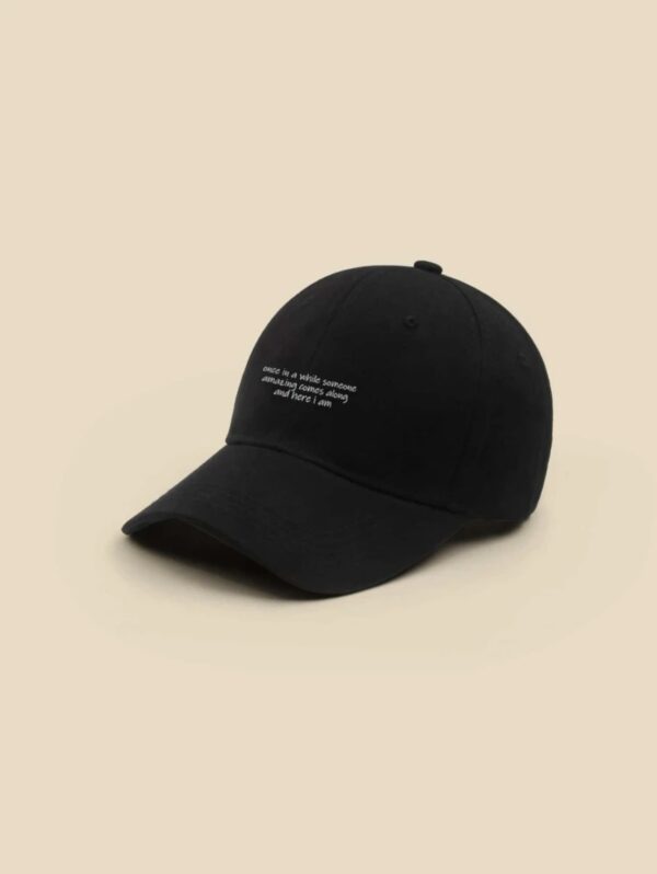 Slogan Graphic Baseball Cap - Image 2