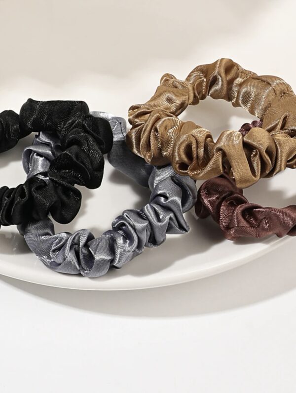 12pcs Solid Hair Scrunchies - Image 2