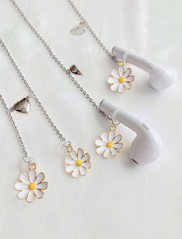 Flower Decor Earphone Anti-lost Chain - Image 2