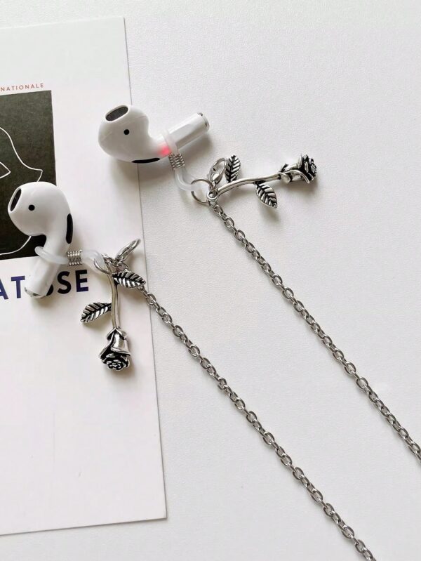 Rose Pendant Anti-Drop Earphone Chain