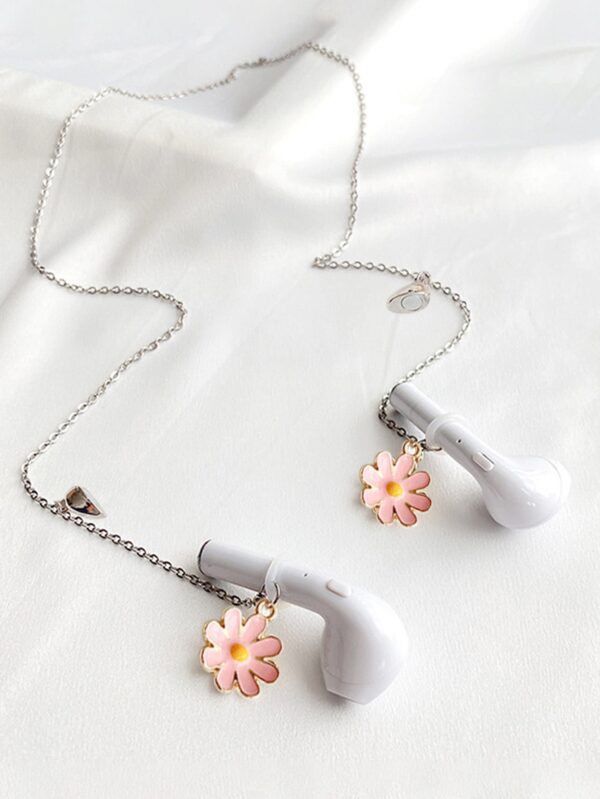 Flower Decor Earphone Anti-lost Chain