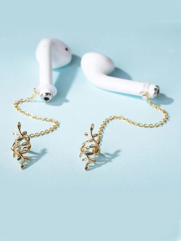 Leaf Decor Earphone Anti-loss Chain