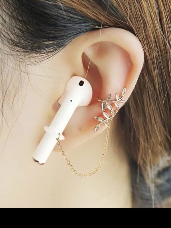 Leaf Decor Earphone Anti-loss Chain - Image 3