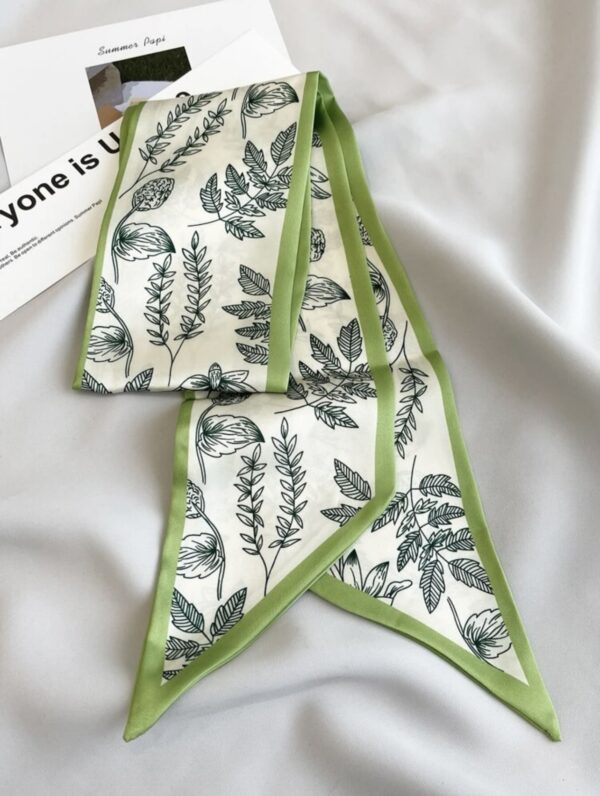 Leaf Print Hair Band/Scarf - Image 3