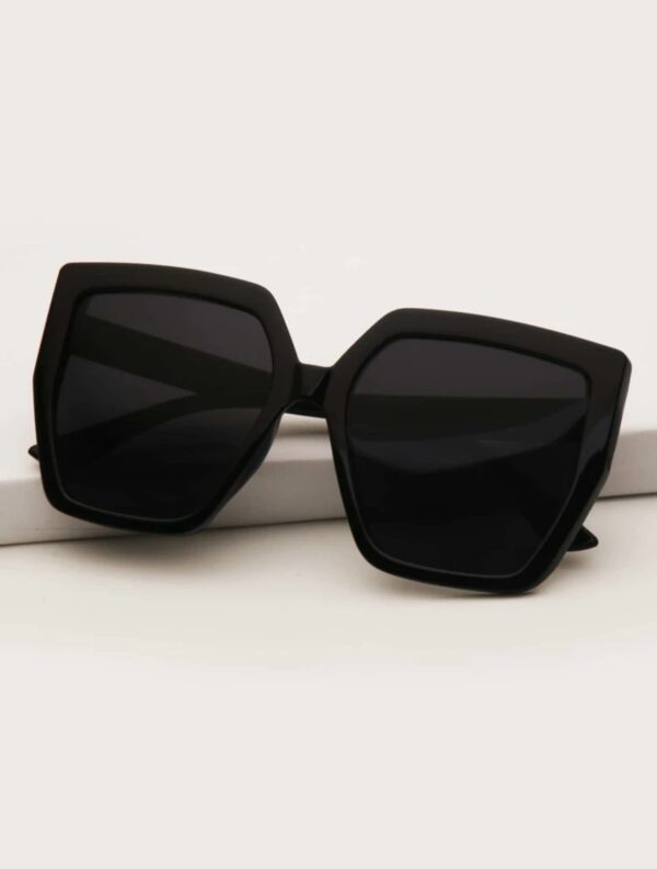 Acrylic Frame Black Sunglasses - Image 2