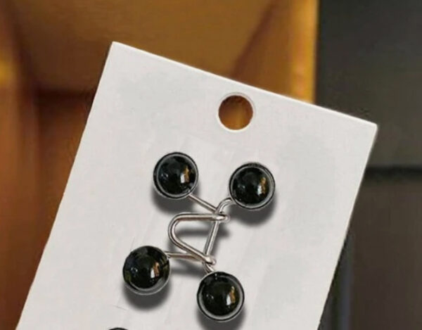 1pack Black Tighten Waist Clip Pin - Image 2