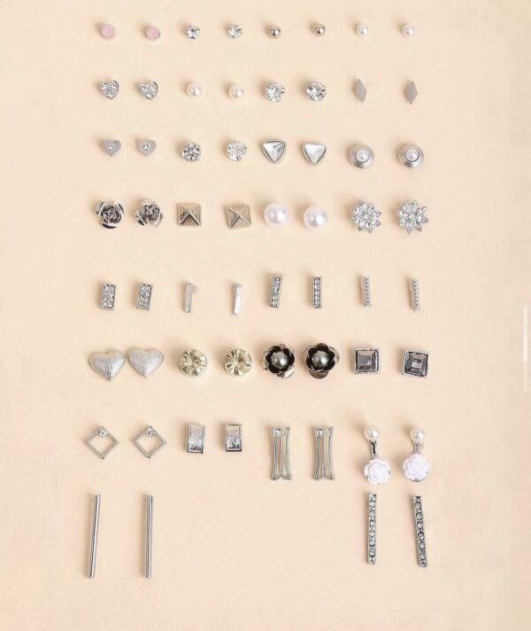 30pairs Petite Rhinestone Stud Set