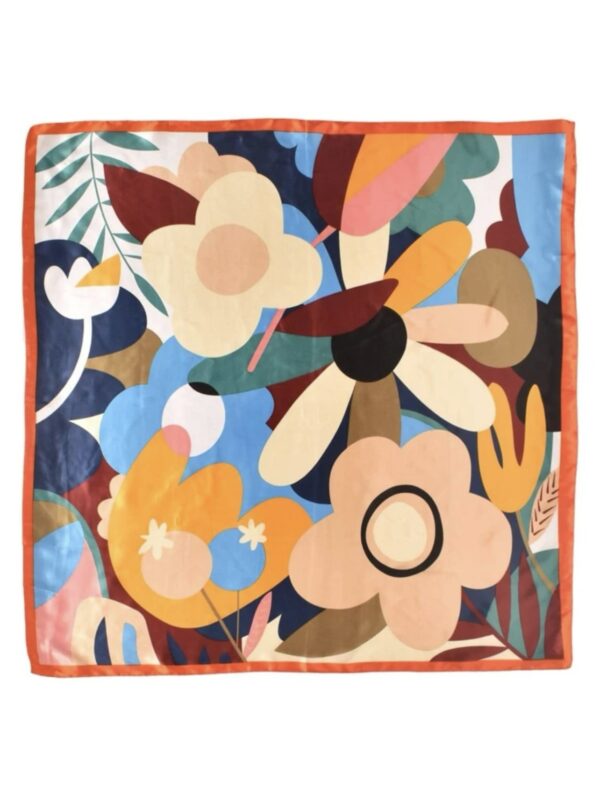 floral Pattern Fashionable Scarf - Image 3