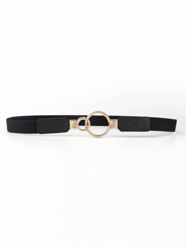 Black Elegant Buckle Belt