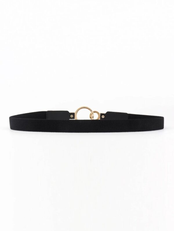 Black Elegant Buckle Belt - Image 2