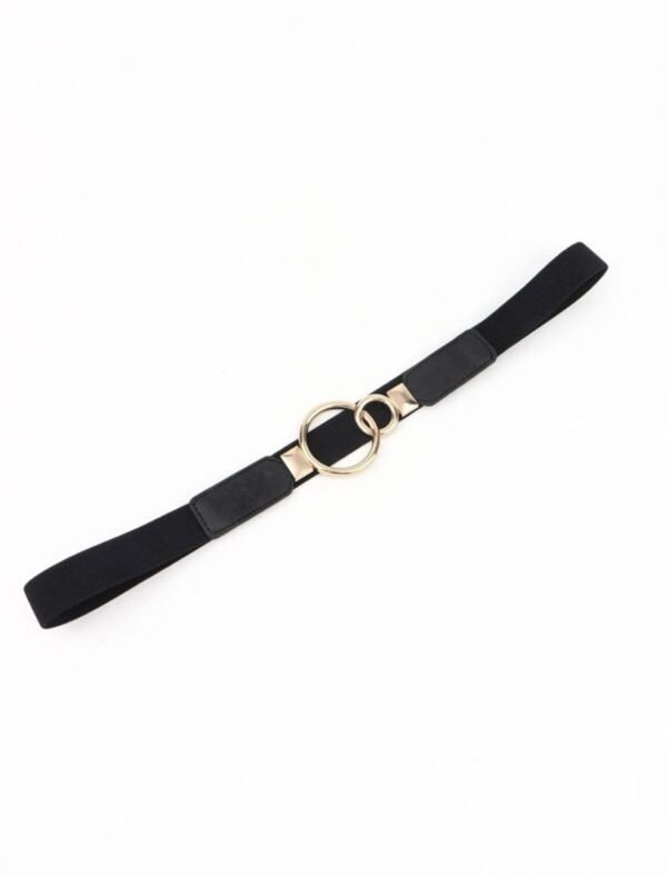 Black Elegant Buckle Belt - Image 3