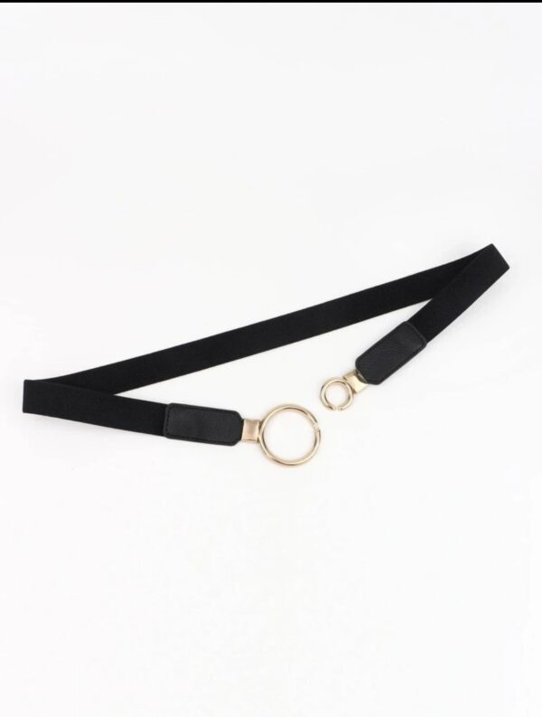 Black Elegant Buckle Belt - Image 4