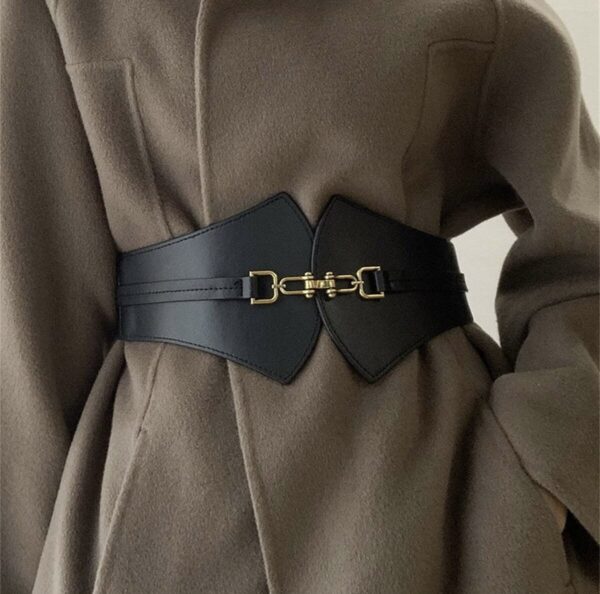 Black Vintage Waist Belt