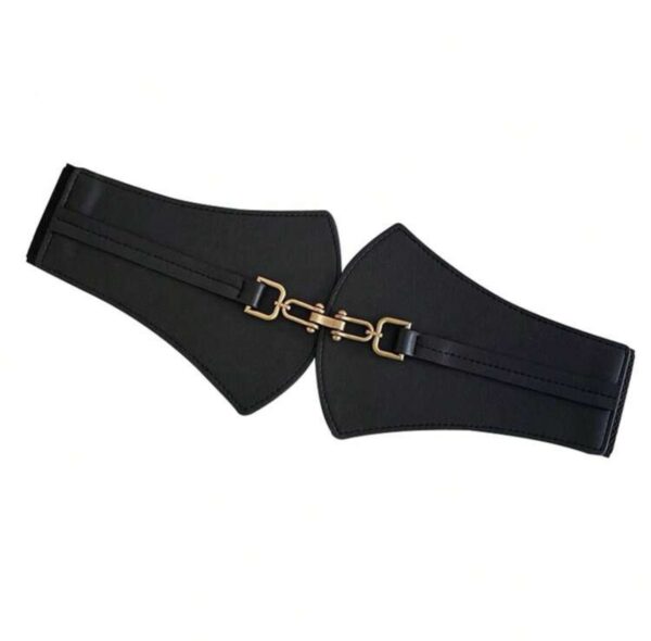 Black Vintage Waist Belt - Image 2