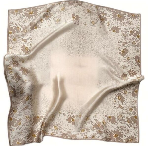 1pc Satin Silk Multipurpose Scarf - Image 3