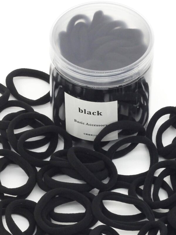 50pcs/Can Elastic Hair Ties