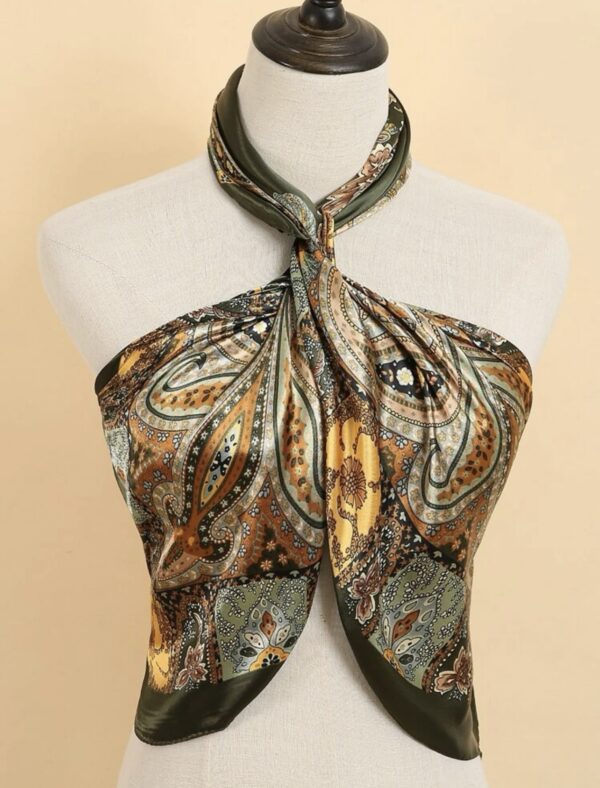 1pc Paisley Print Scarf - Image 2