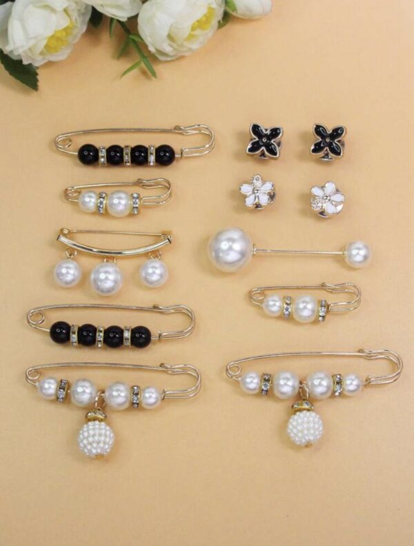 12pcs Multipurpose Clip Brooches