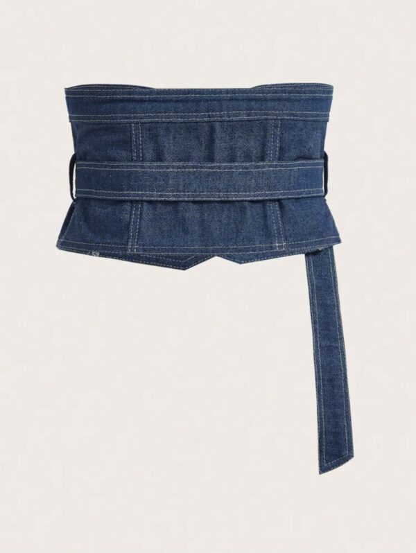 Minimal Fashionable Denim Belt Available - Image 3