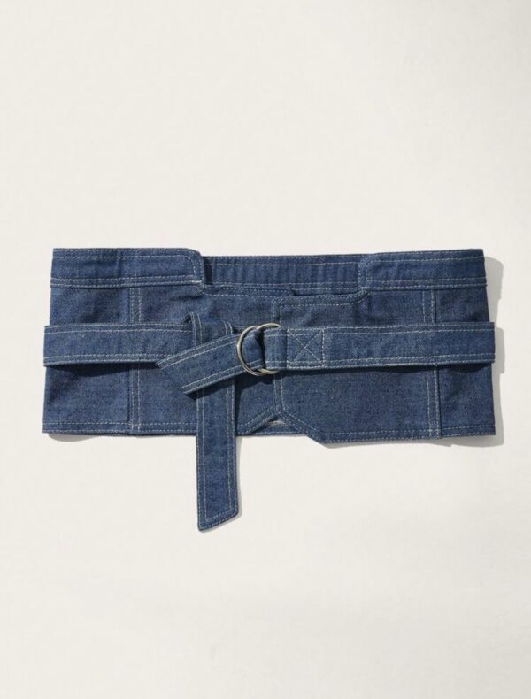 Minimal Fashionable Denim Belt Available - Image 4