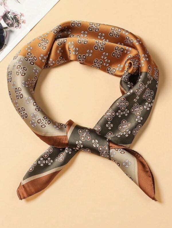 Polka Dot Square Decorative Scarf - Image 3