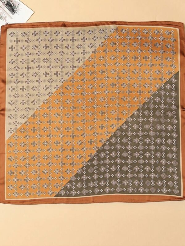 Polka Dot Square Decorative Scarf - Image 2