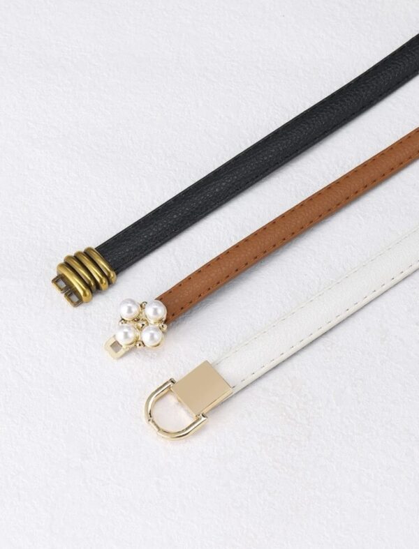 3pcs Faux Pearl Decor Belt - Image 3