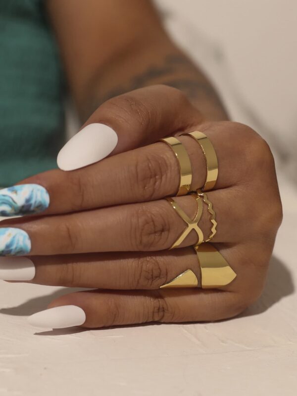4pcs Minimalist Rings