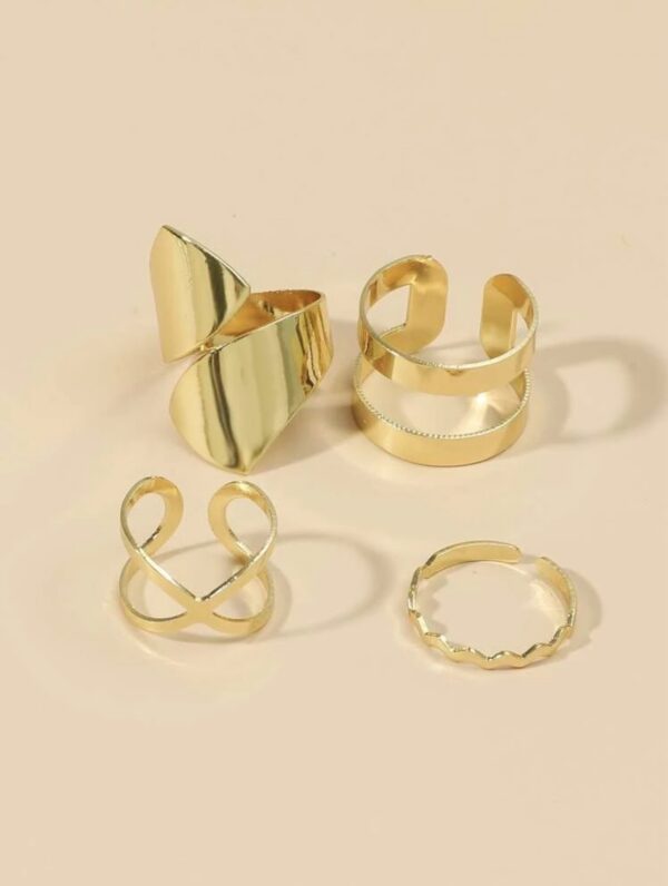 4pcs Minimalist Rings - Image 3