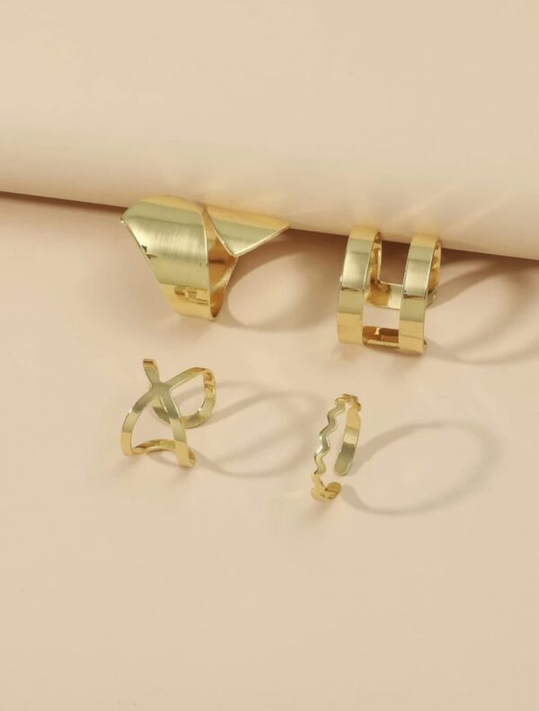 4pcs Minimalist Rings - Image 2