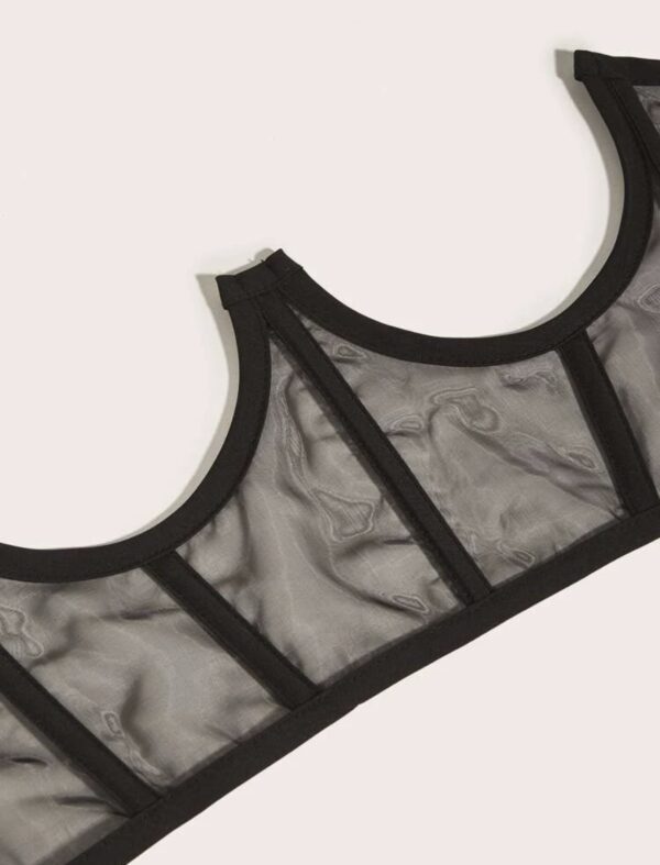 Strapless Mesh Material Waist Belt - Image 5