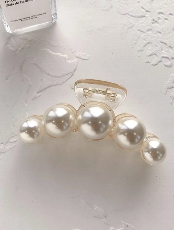 1pc Faux Pearl Elegant Hair Claw