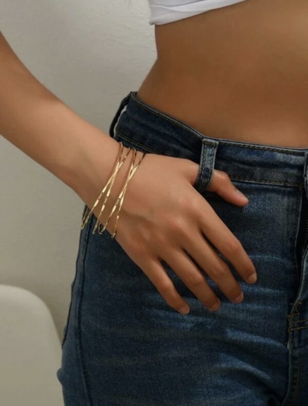 Minimalist Layered Arm Cuff - Image 3