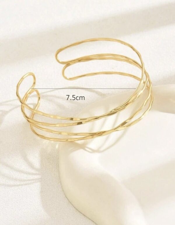 Minimalist Layered Arm Cuff - Image 5