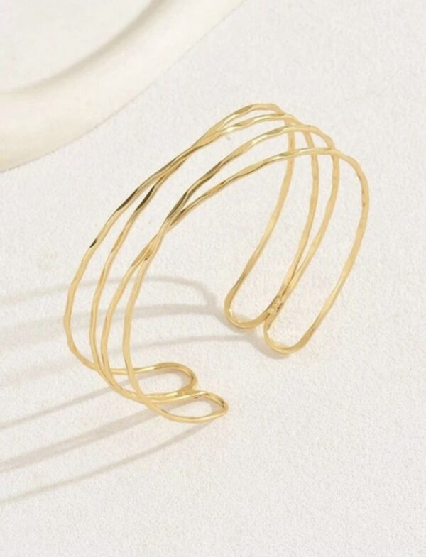 Minimalist Layered Arm Cuff - Image 4