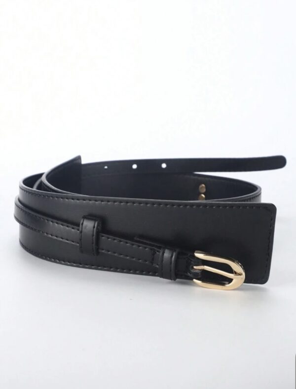 Black Simple Multipurpose Belt - Image 3