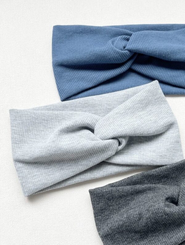 3pcs Solid Twist Detail Headbands - Image 3