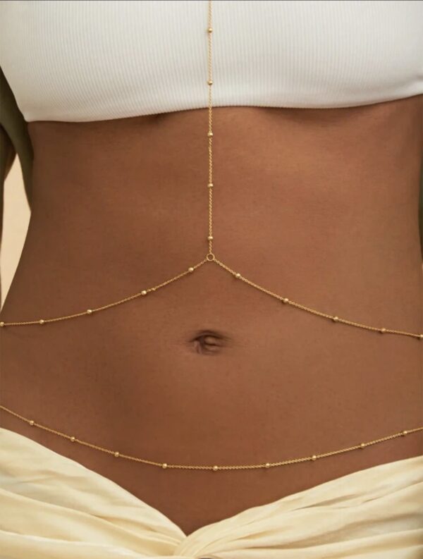 1pc Ball Chain Sexy Bikini Body Waist Chain - Image 4