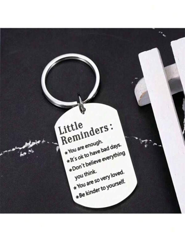 Little Reminder Inspirational Keychain/Charm - Image 3