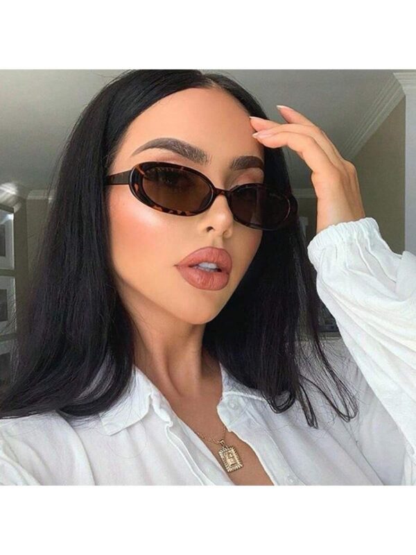 1pc Fashionable Oval Sunglasses