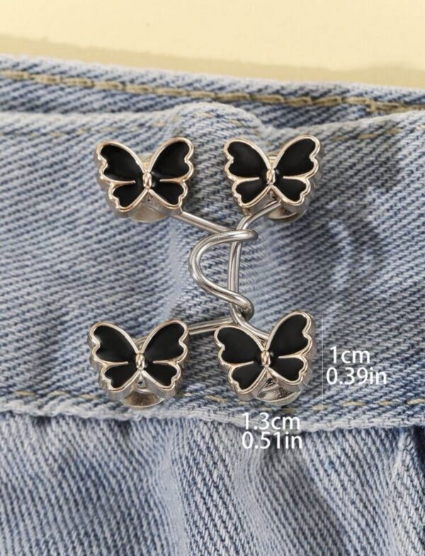 Metal Butterfly Shape Waist Clip Tightner - Image 3