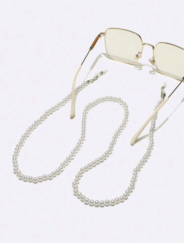 6mm Faux Pearl Eyeglasses Chain - Image 2