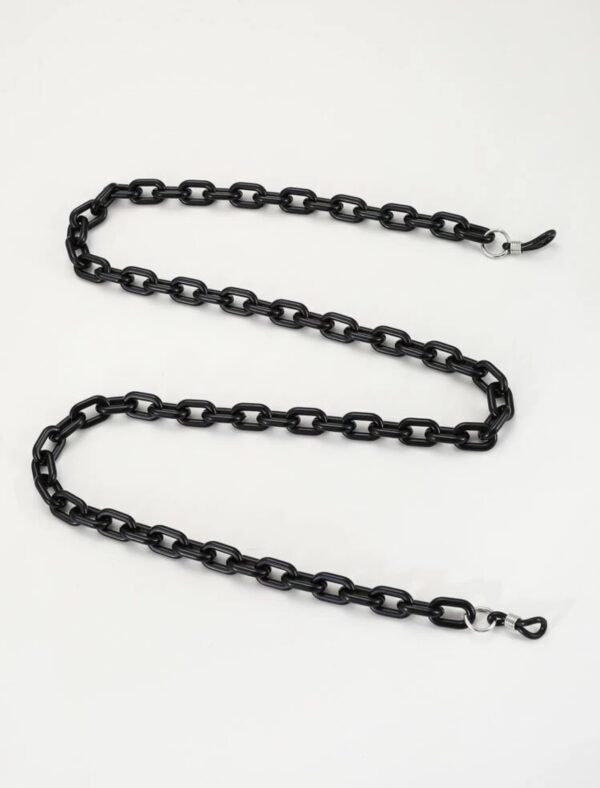 Unisex Black Color Acrylic Glasses Chain - Image 2