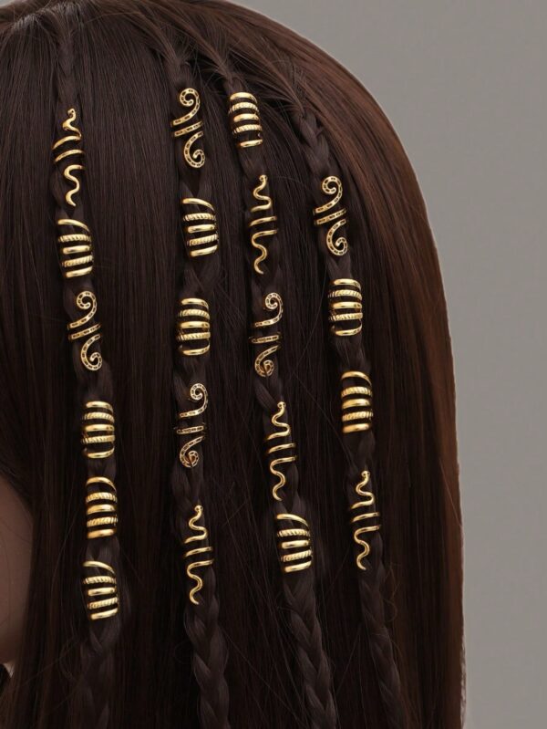 20pcs Alloy Hair Braiding Accessories