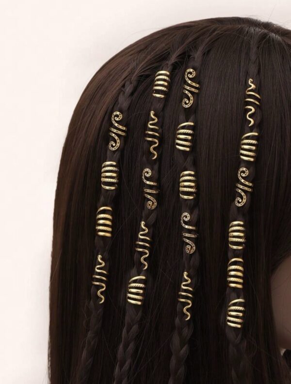 20pcs Alloy Hair Braiding Accessories - Image 2