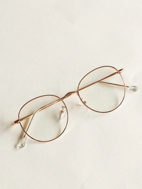 Anti-Blue Light Metal Frame Eyeglasses