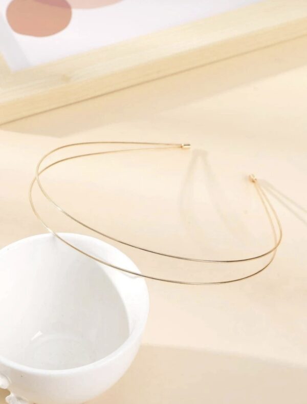 Double Layer Fashionable Hair Hoop - Image 2