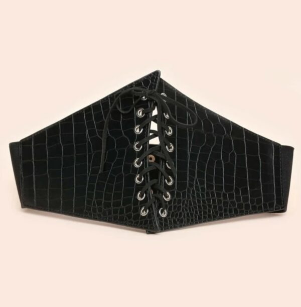 Lace-up corset Statement Belt - Image 2