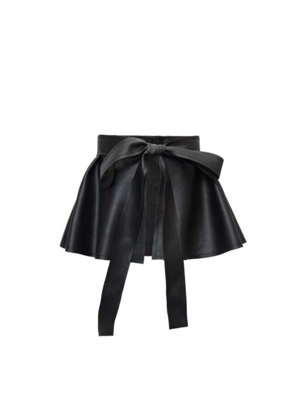 Elegant Bow Decor Waist Belt